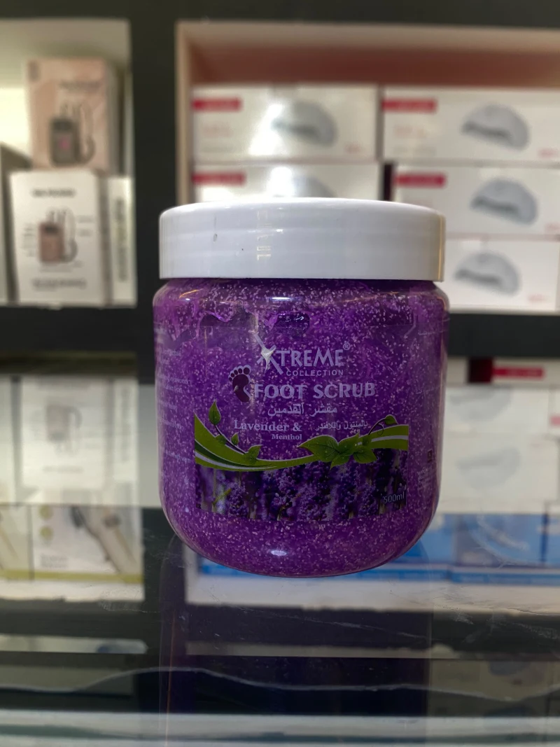 Purple Xtreme lavender foot scrub tub