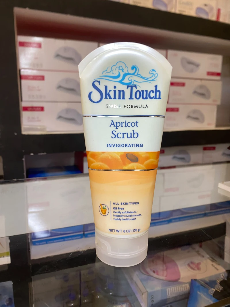 Skin Touch Swiss Formula apricot scrub tube