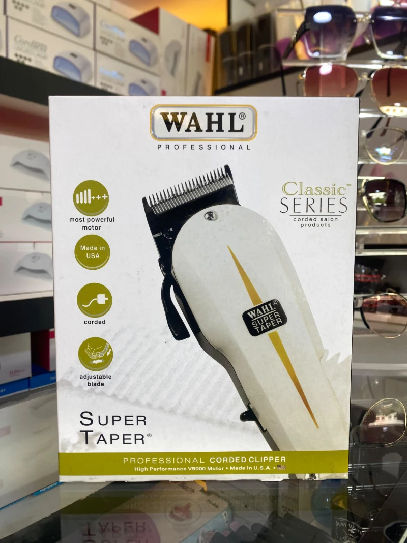 Wahl Super Taper professional corded clipper in its box